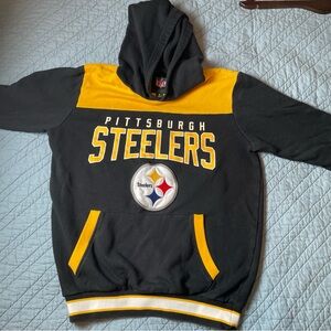 NFL Pittsburgh Steelers Black and Gold Hoodie men’s size small